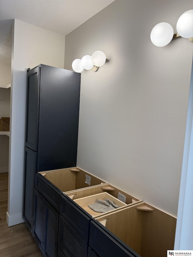 kitchen featuring hardwood / wood-style flooring