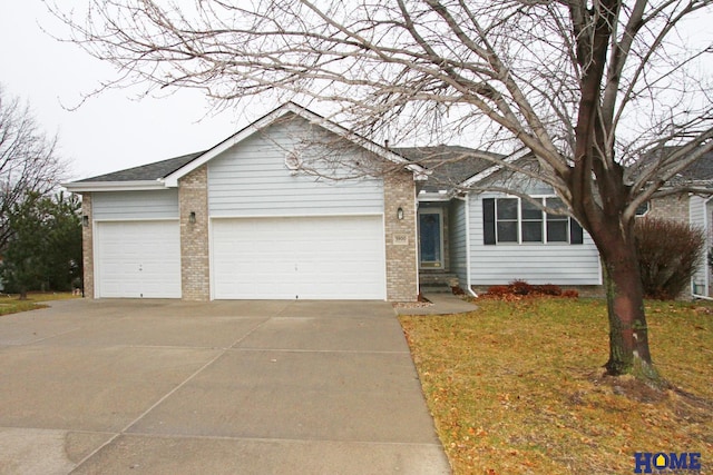 ranch-style house with a garage