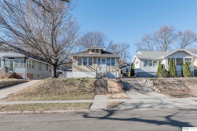 view of front of property