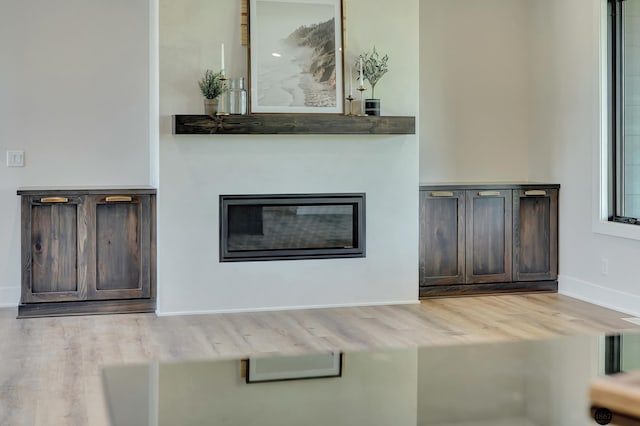 interior details with wood-type flooring