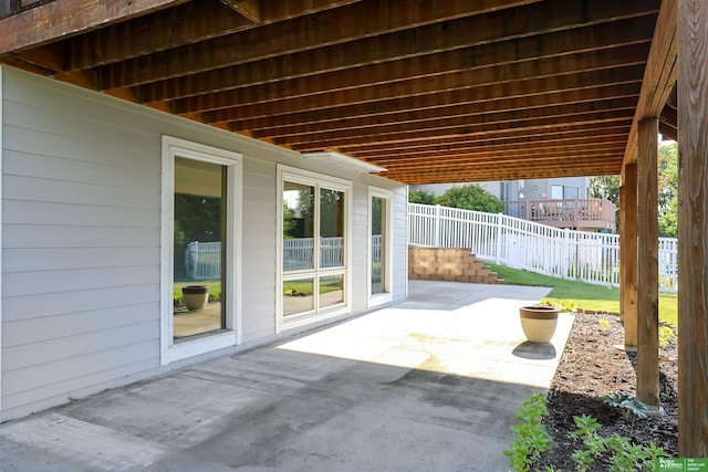 view of patio