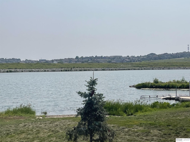 view of water feature