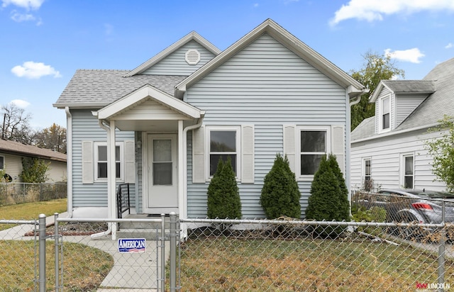 view of front of home