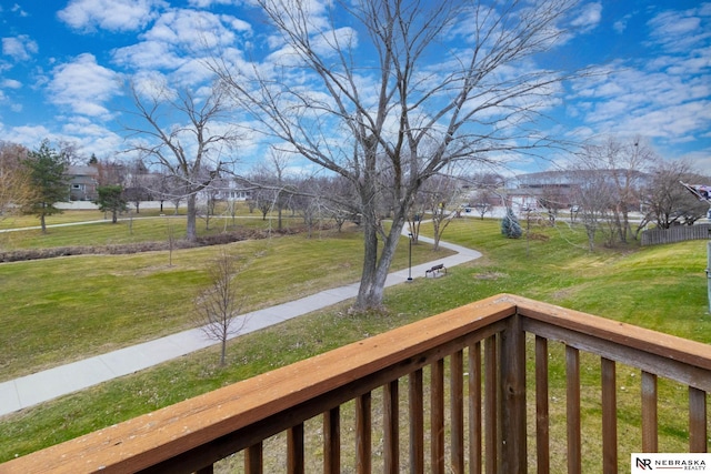 exterior space with a lawn