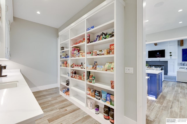 pantry featuring sink