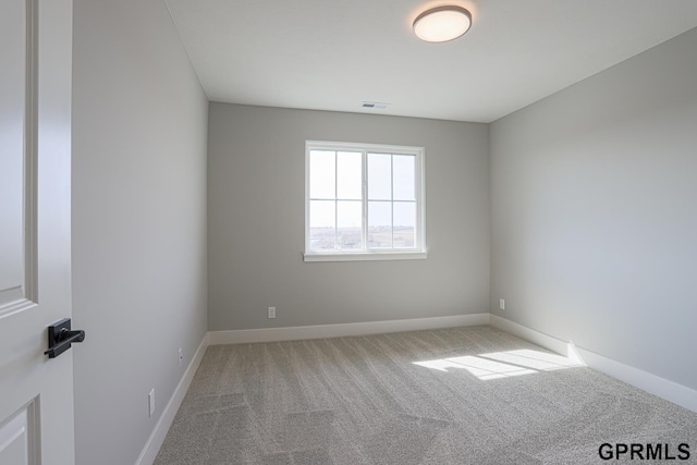 empty room with carpet floors