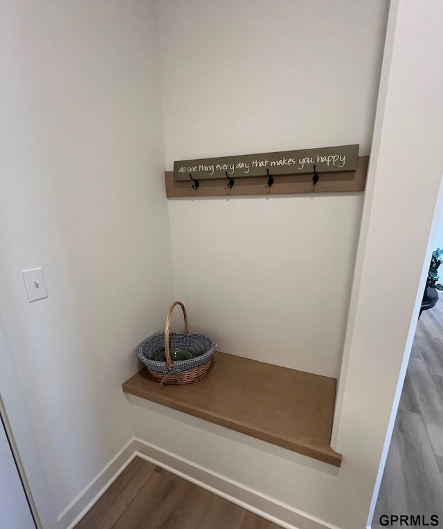 room details with wood-type flooring