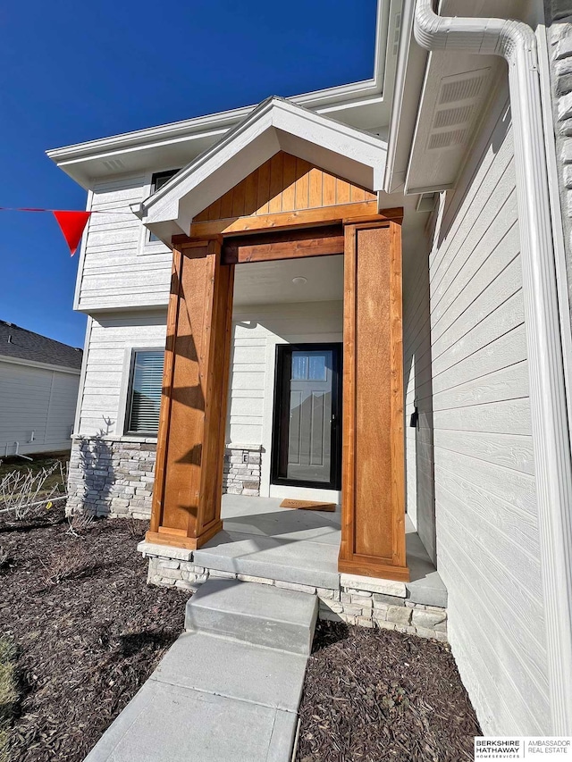 view of entrance to property