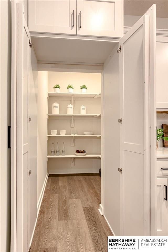 view of pantry