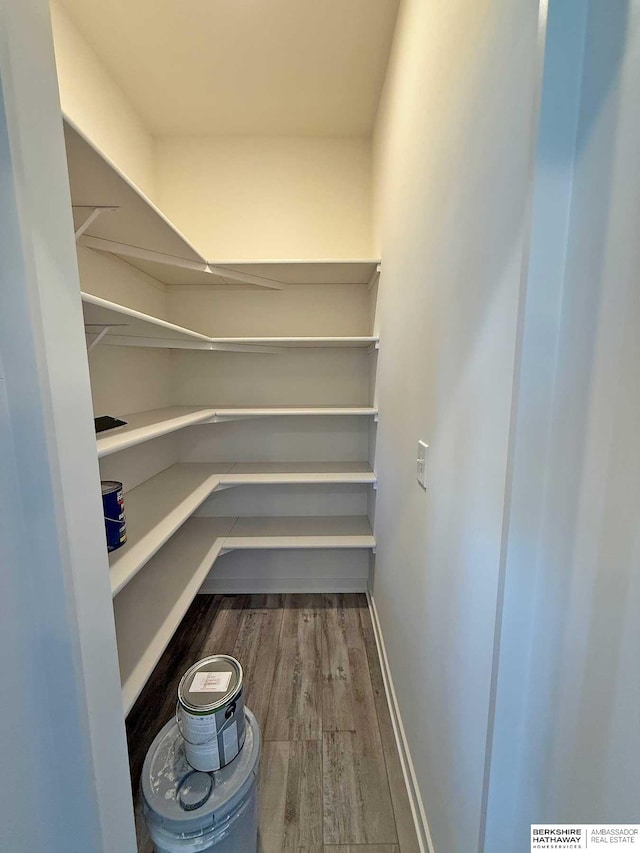 view of pantry