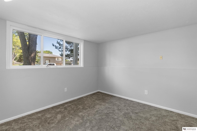 carpeted empty room with plenty of natural light