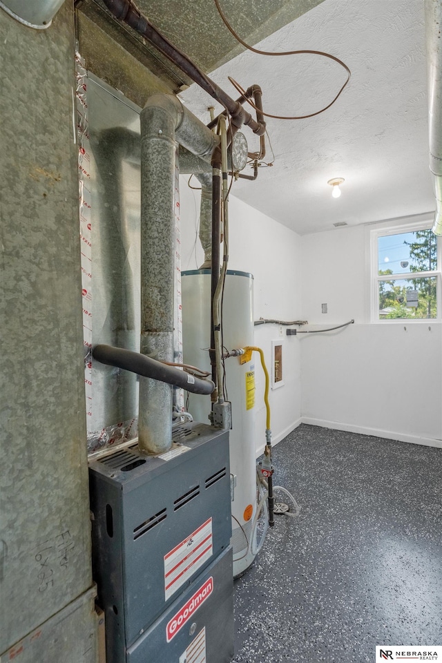 utilities featuring water heater