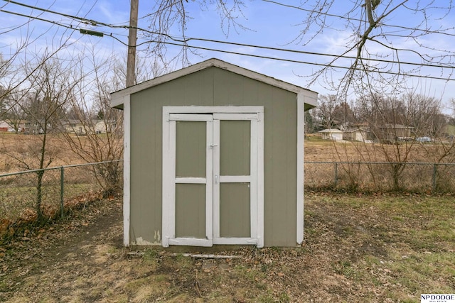 view of outbuilding