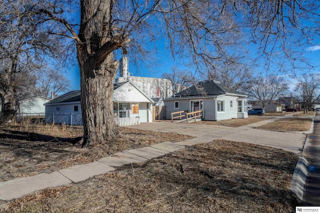 view of front of home