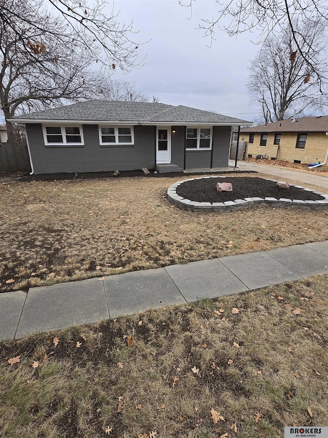 view of front of home