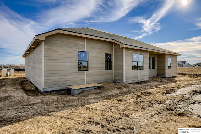 view of side of property