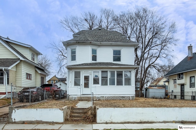 view of front of home