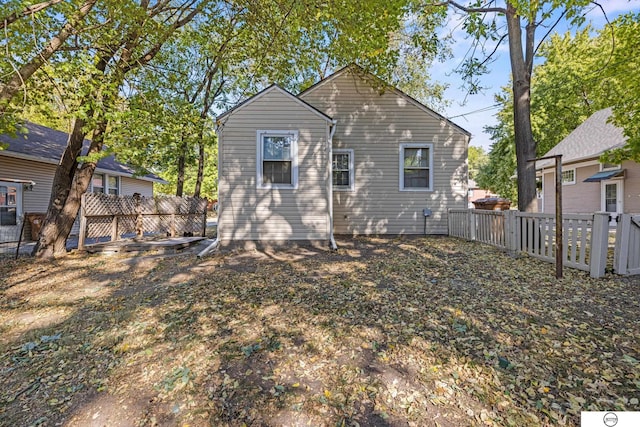 view of rear view of house