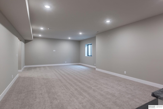 interior space with light carpet