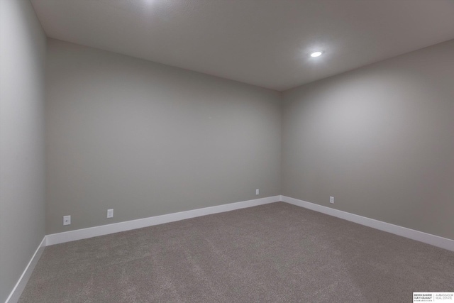 empty room with carpet floors