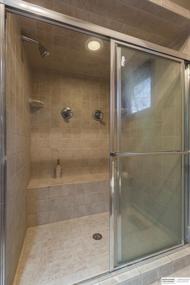 bathroom with walk in shower