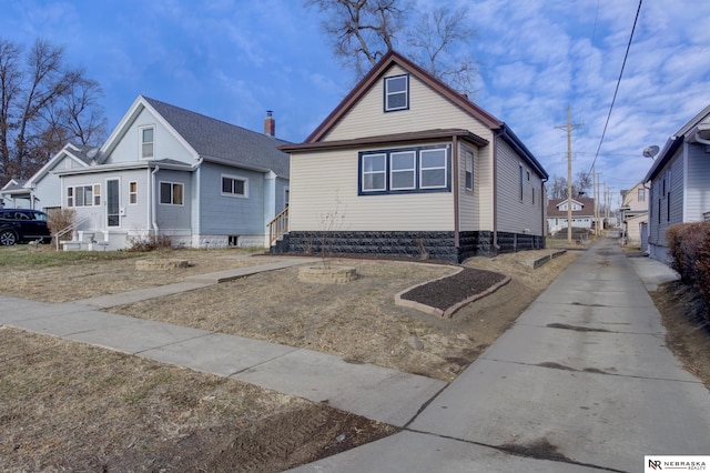 view of bungalow