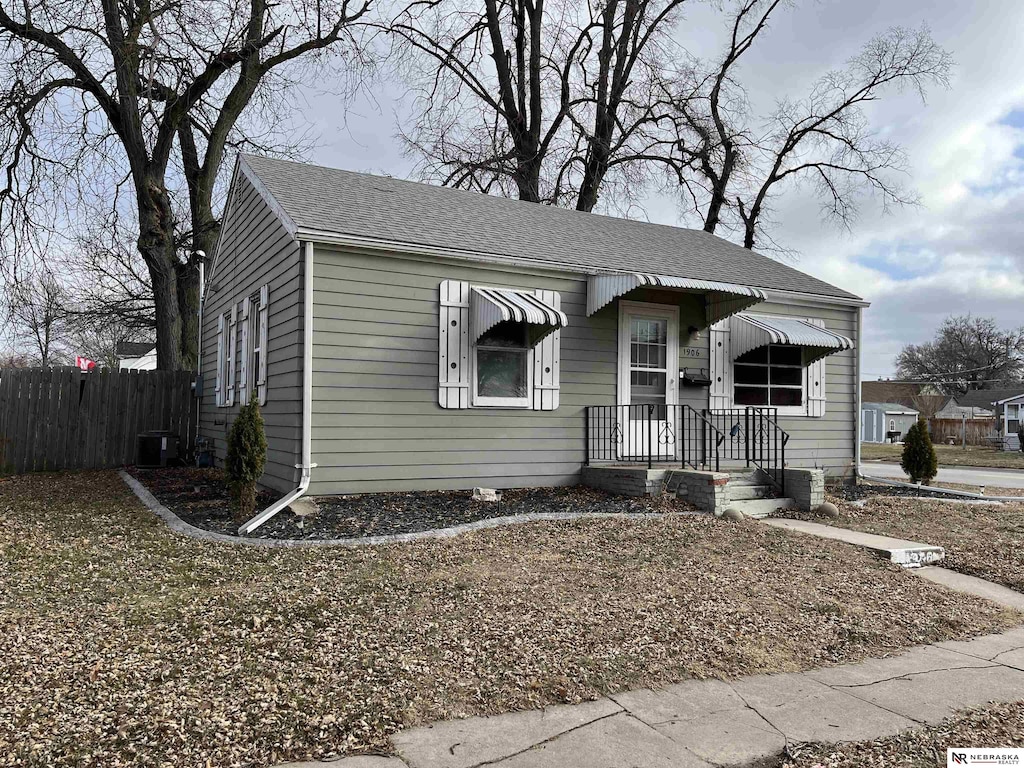 view of bungalow-style house