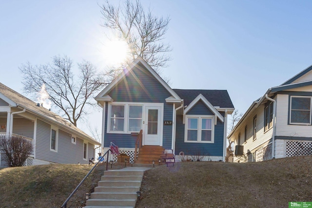 view of bungalow-style home