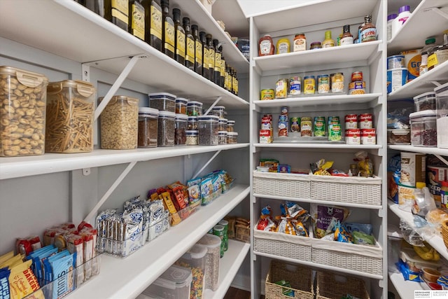 view of pantry