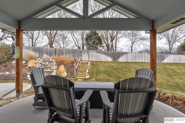 view of patio