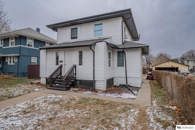 view of rear view of house