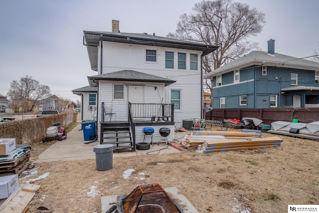 view of back of property