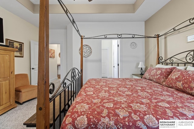 bedroom featuring carpet flooring