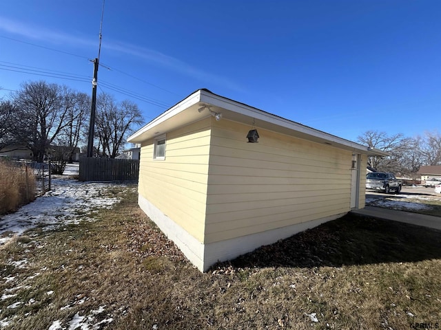 view of side of home