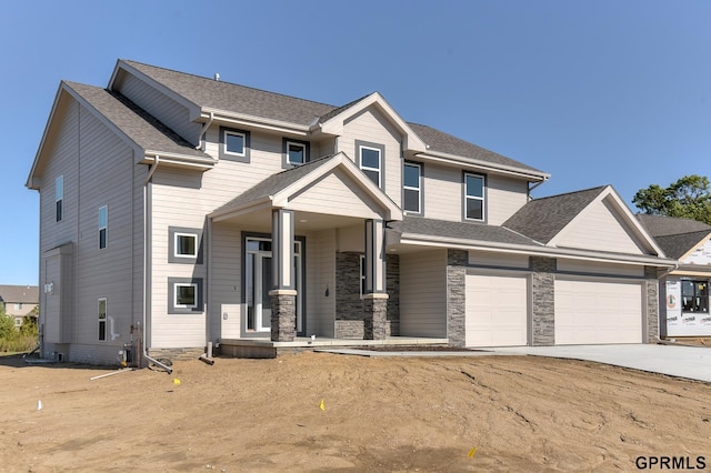 craftsman-style home featuring a porch