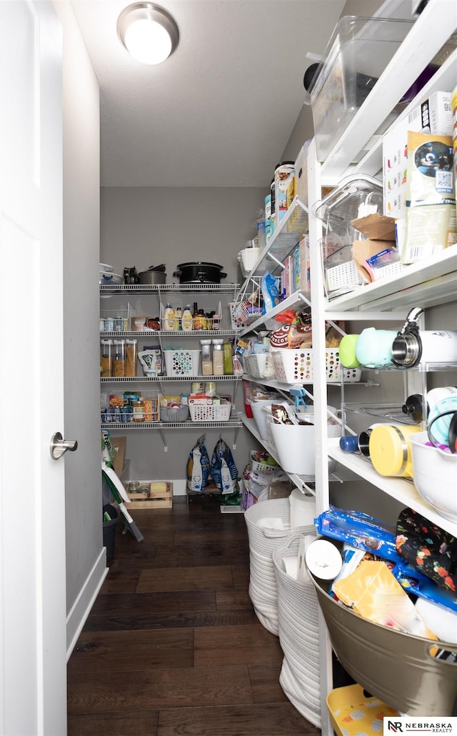 view of pantry