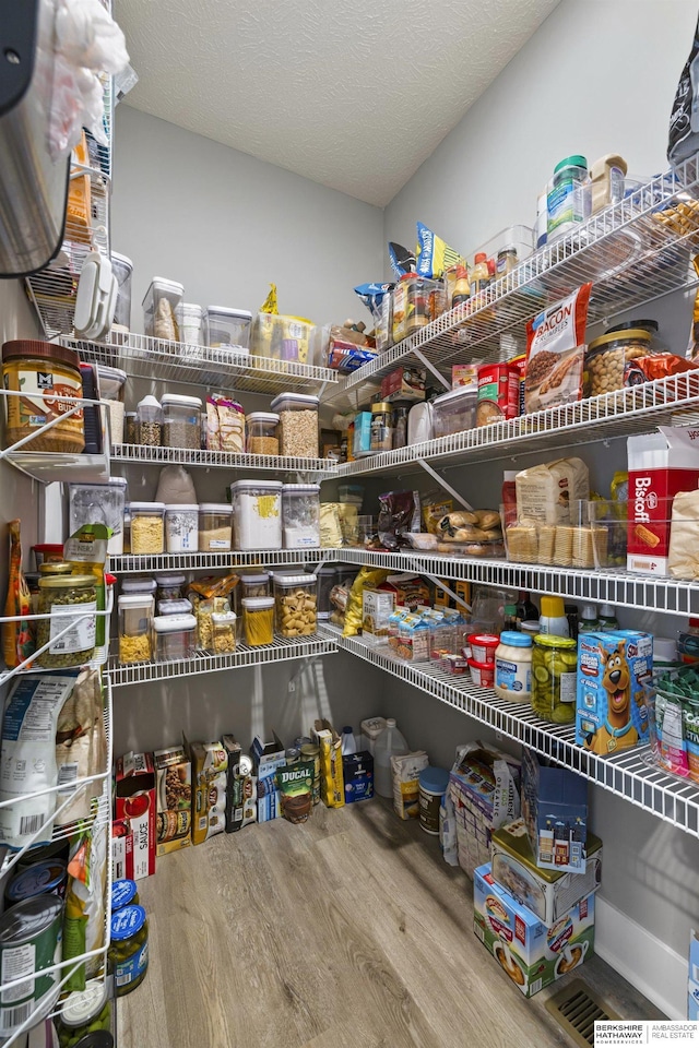 view of pantry