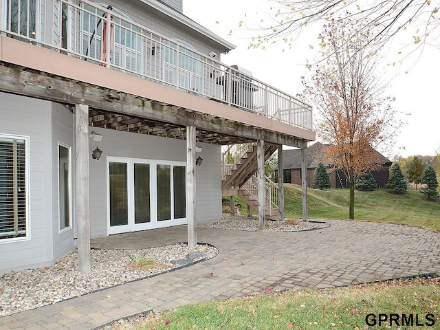 view of patio / terrace with a deck