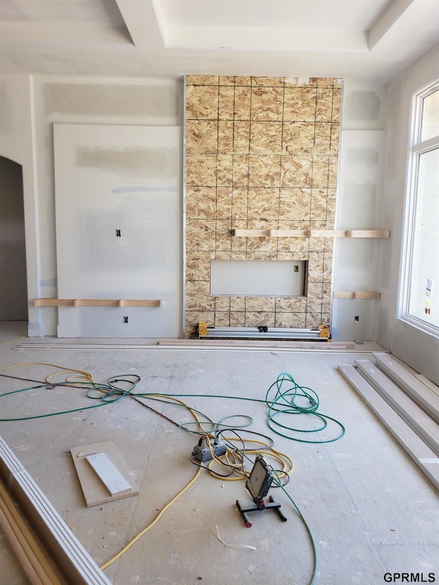 view of unfurnished living room