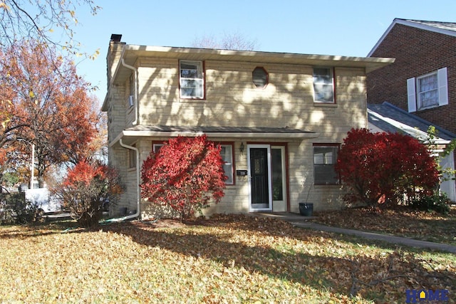 view of rear view of property