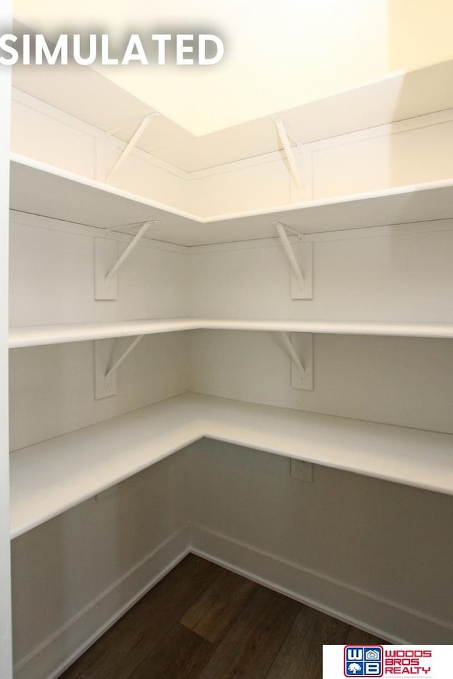 view of pantry