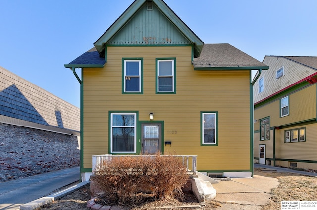 view of front of home