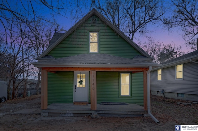 view of bungalow-style house