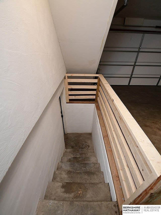 view of staircase