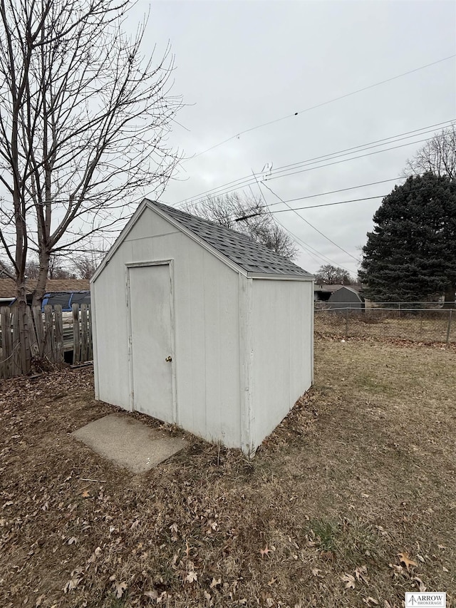 view of outbuilding