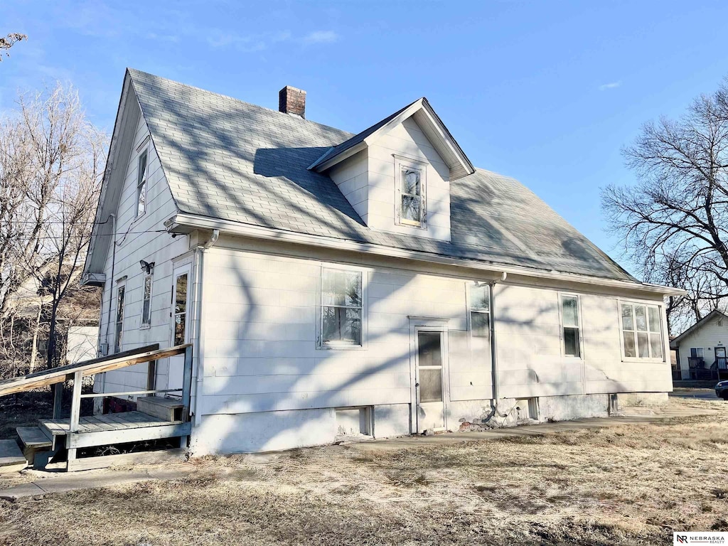 view of rear view of house