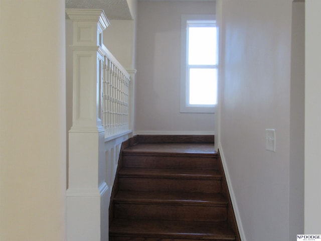 view of staircase