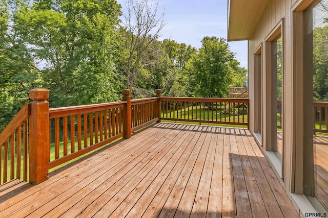 view of deck