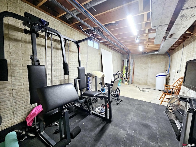 view of exercise room