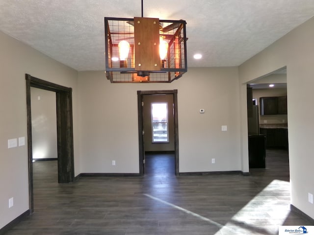 interior space featuring dark hardwood / wood-style floors